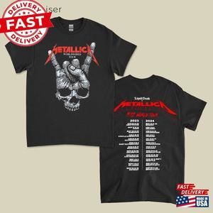 Tour Metallica  T-Shirt  Classic 2 Sided